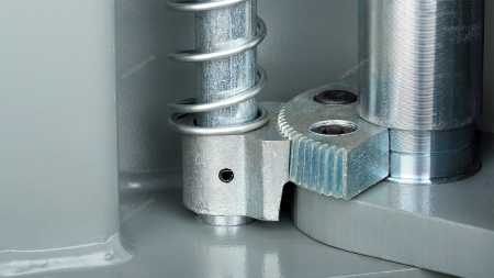 Подъемник 380V 2х стоечный 4т с верхней синхронизацией, H=3,6 м, с электростопорами (синий)