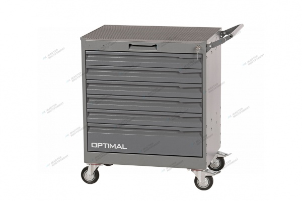Тележка инструментальная, 6 выдвижных серых ящиков (RAL 7012/7015)