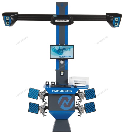 Стенд сход-развал 3D четырехкамерный, синий