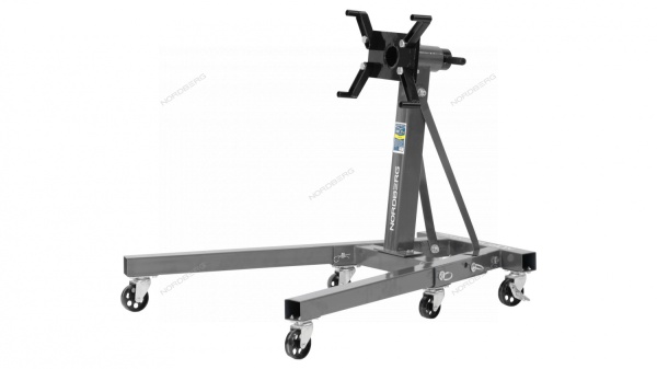 Стенд для ремонта двигателя складной, 900 кг, серый