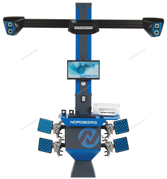 Стенд сход-развал 3D четырехкамерный, синий