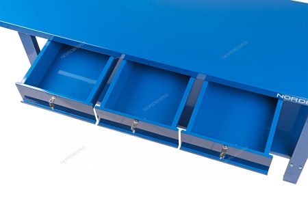 Верстак слесарный, 3 подвесных ящика