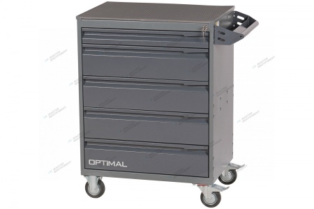 Тележка инструментальная, 5 выдвижных ящиков (RAL 7012/7015)