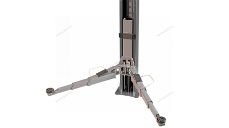 Подъемник двухстоечный 4 т, верхняя синхронизация, снятие со стопоров с одной колонны, 380 В, серый