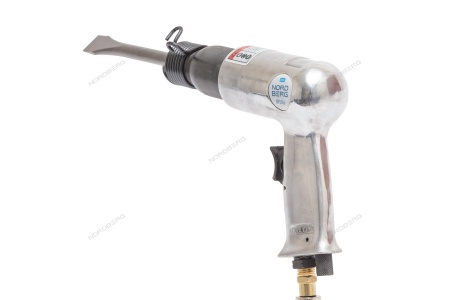 Пневмозубило 190 мм с комплектом насадок