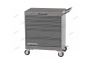 Тележка инструментальная, 5 выдвижных серых ящиков (RAL 7012/7015)