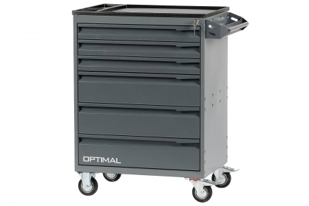 Тележка инструментальная, 6 выдвижных ящиков
