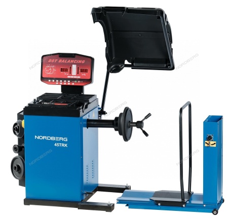 Станок балансировочный 380V для грузовых машин, синий