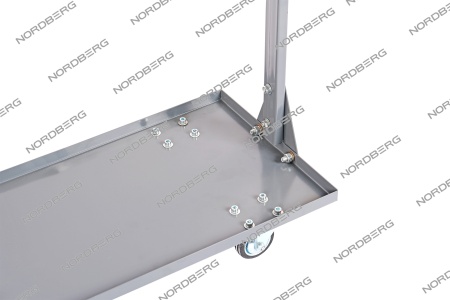 Стенд для хранения акссессуаров для стапеля передвижной перфорированный