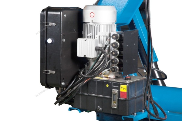 Станок шиномонтажный для грузовых машин, односкоростной, 14-42", 380 В, синий