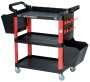 Тележка инструментальная с пластиковыми полками (состоит из 2 коробок)