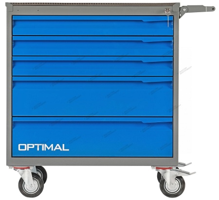 Тележка инструментальная, 5 выдвижных ящиков /OPTIMAL-NT125/