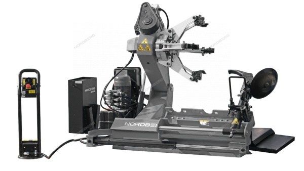Станок шиномонтажный для грузовых машин, двухскоростной, 380 В, серый