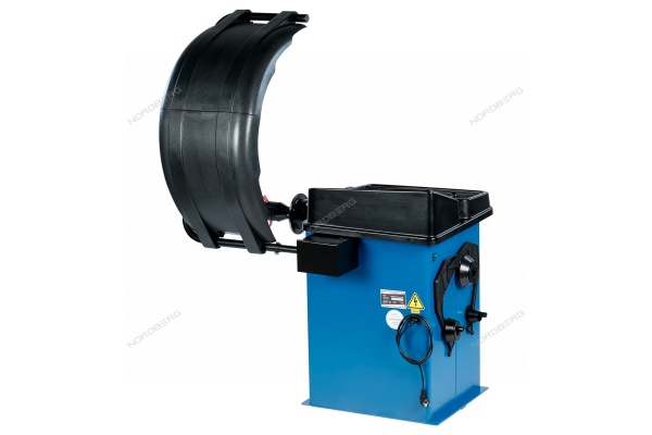 Станок балансировочный с автоматическим вводом двух параметров, синий