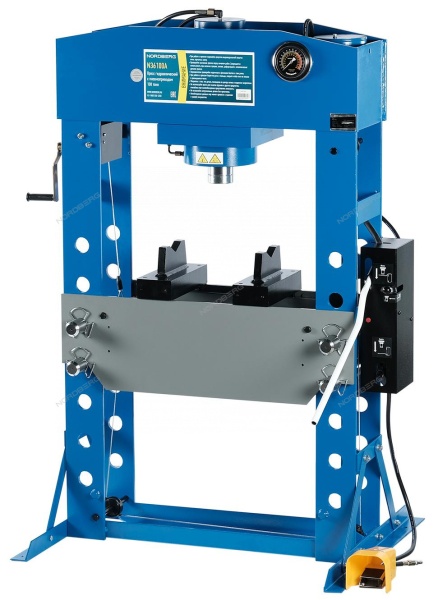 Пресс гидравлический, 100 т, пневмопривод