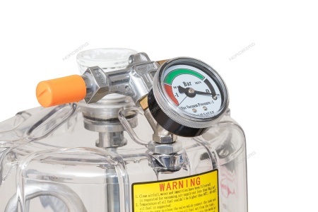 Установка для сбора масла пневматическая, 65 л, синяя