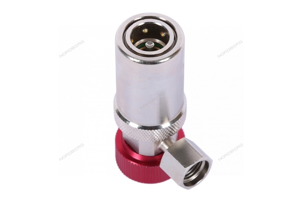 Муфта быстросъемная R134a высокое давление, красная, тип BMW