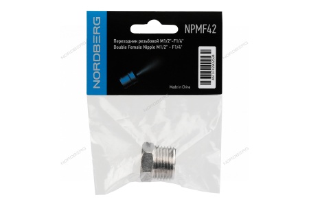 Переходник резьбовой M1/2" - F1/4"