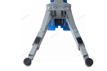 Подъемник двухстоечный 4 т, верхняя синхронизация, H=3,6 м, 220 В, синий