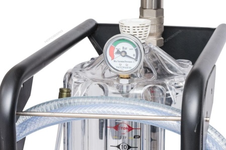 Установка для сбора масла пневматическая, 80 л, синяя