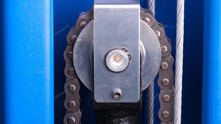 Подъемник двухстоечный 4 т, 220 В, синий