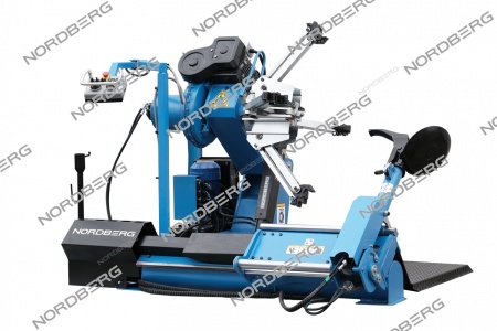 Станок шиномонтажный для грузовых автомобилей 14"-42", с пультом на штанге, 380V, синий