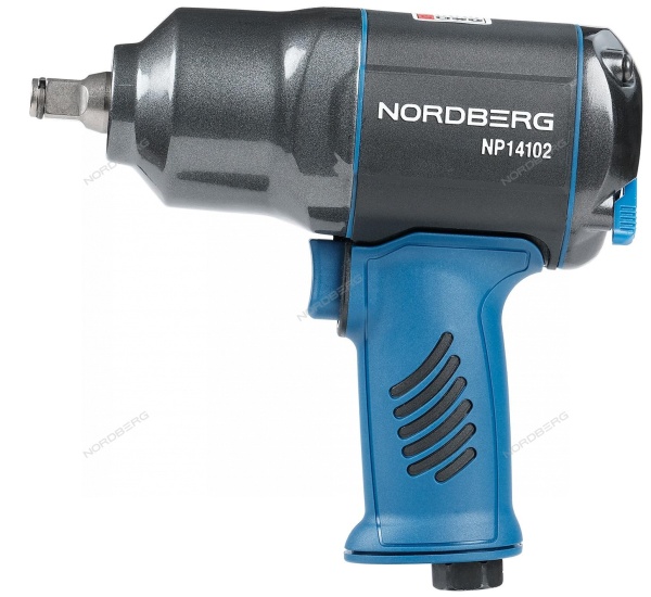 Пневмогайковерт ударный 1/2", 1300 Нм, флажковый переключатель усилия