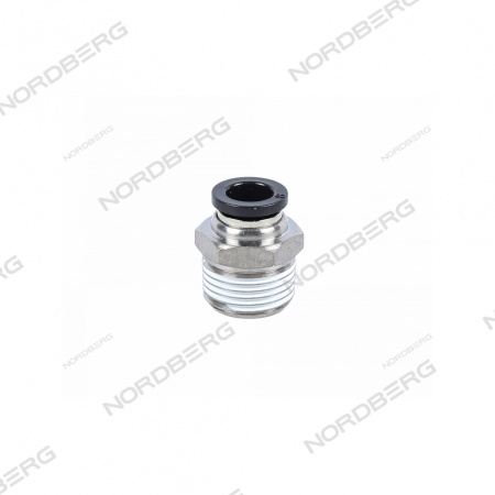 Фитинг прямой трубка 8мм резьба 3/8"