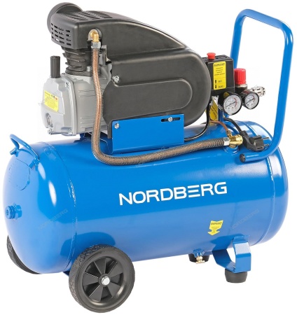 Компрессор поршневой 220 В, ресивер 50 л, 240 л/мин