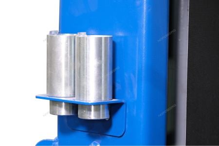 Подъемник двухстоечный 5 т, нижняя синхронизация, с электростопорами, 380 В, серый