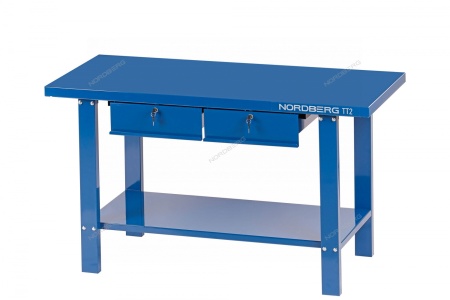 Верстак слесарный, 2 подвесных ящика