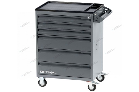 Тележка инструментальная, 6 выдвижных ящиков /OPTIMAL-NT116/