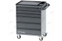 Тележка инструментальная, 6 выдвижных ящиков /OPTIMAL-NT116/