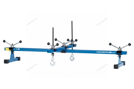 Стенд для вывешивания двигателей 500кг, с поперечной штангой, L=180 см