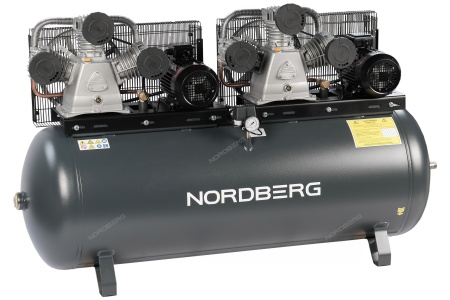 Компрессор поршневой с ременной передачей 380 В, ресивер 500 л, 1900 л/мин