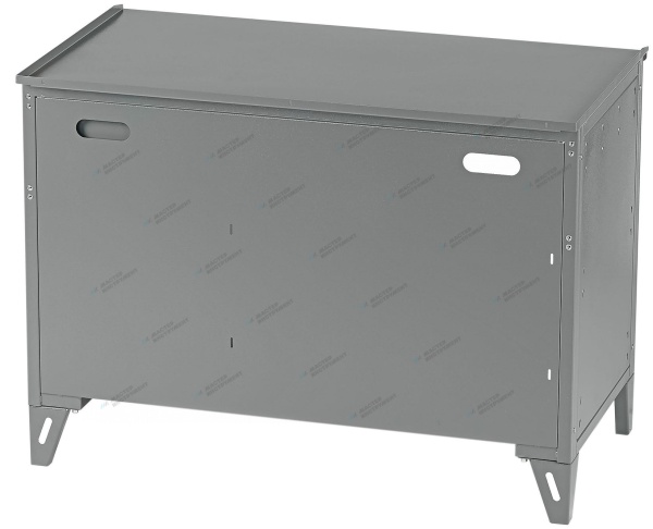 Верстак слесарный однотумбовый, 1 синяя створка (RAL 7012/5005)