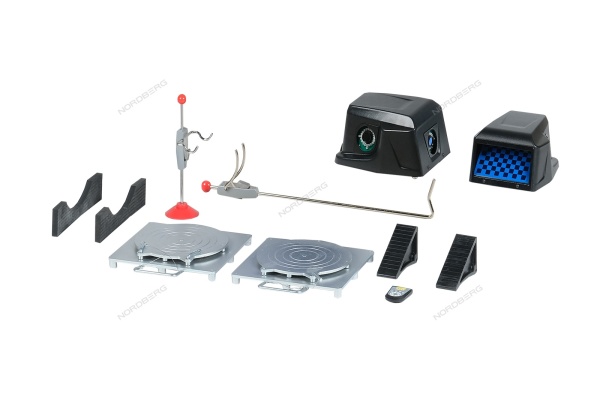 Стенд сход-развал 3D модель для ям и подъемников, синий