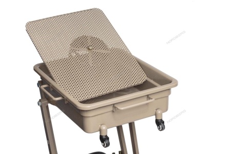 Установка для сбора масла пневматическая, 80 л (синяя)