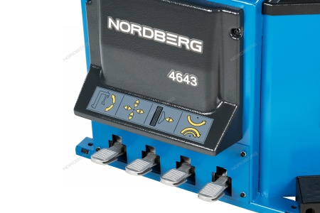 Станок шиномонтажный 380V автомат, 2х скоростн, зажимы 16-30" (синий)