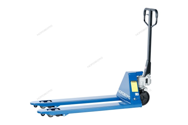 Тележка складская гидравлическая 2,5 т, усиленная, с ПУ колесами