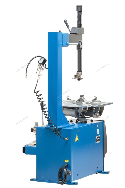 Станок шиномонтажный 220V п/автомат, односкоростн, зажимы 12-24"