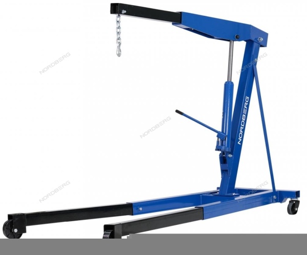 Кран гидравлический двухплунжерный, 3 т, усиленный