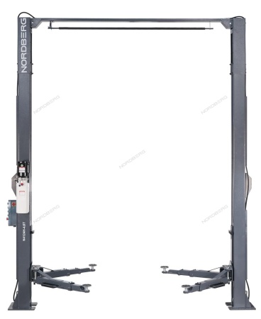 Подъемник 380V 2х стоечный 4,5т с верхней синхронизацией с электростопорами