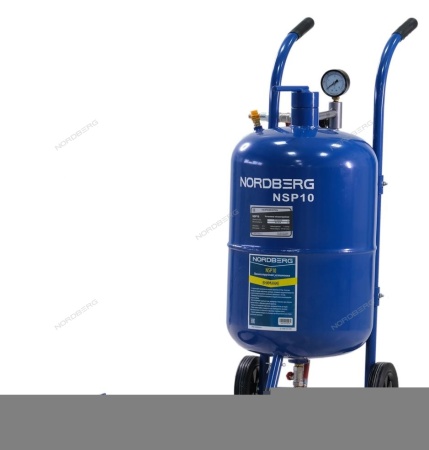 Установка пескоструйная, бак для песка, 37 л