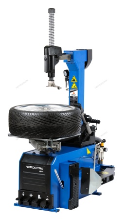 Станок шиномонтажный автомат, двухскоростной, взрывная накачка, 380 В, синий