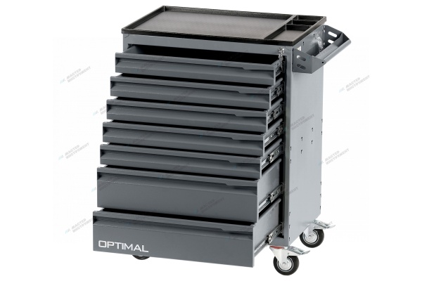 Тележка инструментальная, 7 выдвижных ящиков /OPTIMAL-NT117/