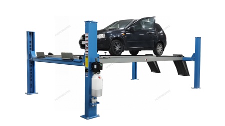 Подъемник четырехстоечный 6,5 т, для сход-развала, синий