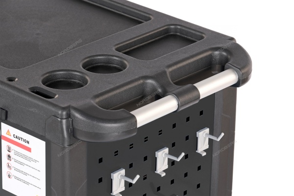 Тележка инструментальная, 7 выдвижных ящиков, серая