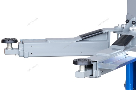 Подъемник 380V 2х стоечный 4,5т с верхней синхронизацией (синий)