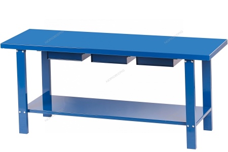 Верстак слесарный, 3 подвесных ящика